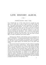 Cover of: Life history album by Sir Francis Galton