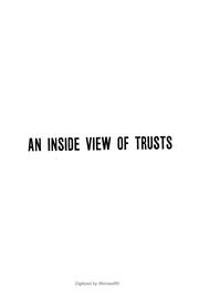 Cover of: An inside view of trusts