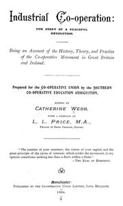 Cover of: Industrial co-operation by Catherine Webb