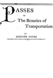 Passes; or, The beauties of transportation by Auguste Faure