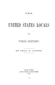 Cover of: The United States locals and their history