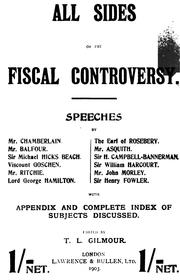 Cover of: All sides of the fiscal controversy: speeches by Mr. Chamberlain ... [et al.]