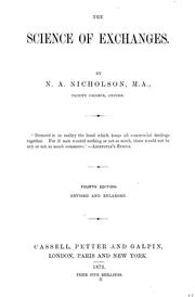 Cover of: The science of exchanges by N. A. Nicholson