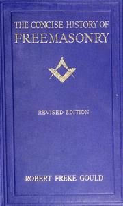 Cover of: The concise history of freemasonry