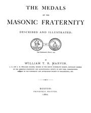 Cover of: The medals of the masonic fraternity described and illustrated