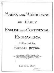Cover of: Marks and monograms of early English and continental engravers