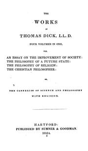 Cover of: The works of Thomas Dick