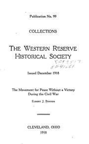 Cover of: The movement for peace without victory during the Civil War