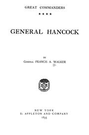 Cover of: General Hancock