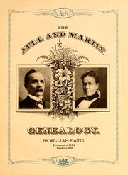 Aull and Martin genealogy by William Ferris Aull