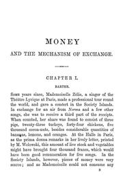 Cover of: Money and the mechanism of exchange by William Stanley Jevons, William Stanley Jevons