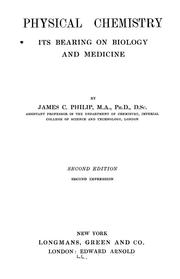 Cover of: Physical chemistry by James Charles Philip