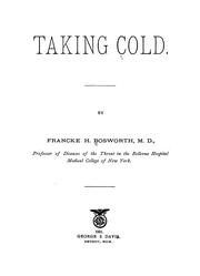 Cover of: Taking cold