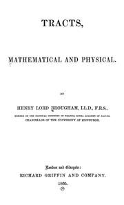 Cover of: Tracts: mathematical and physical