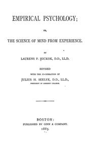 Cover of: Empirical psychology; or, The science of mind from experience