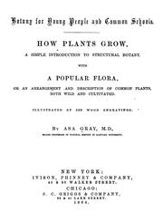 Cover of: Botany for young people and common schools by Asa Gray