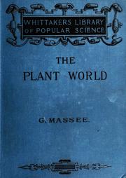 Cover of: Plant world | George Massee