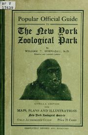 Cover of: Popular official guide to the New York zoological park