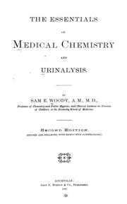 Cover of: Essentials of medical chemistry and urinalysis