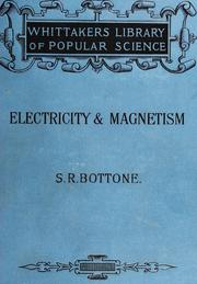 Cover of: Electricity and magnetism: a popular introduction