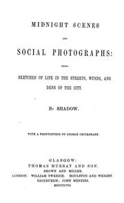 Cover of: Midnight scenes and social photographs by Shadow.