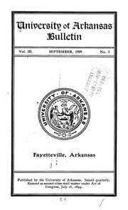Cover of: Addresses on the one hundredth anniversary of the lives of great men: delivered in the chapel, University of Arkansas, February 12, 1909