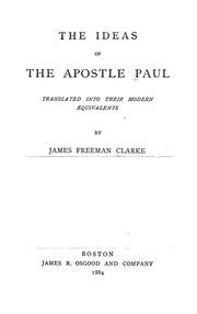The ideas of the apostle Paul translated into their modern equivalents