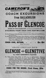 Mackay's complete tourists' guide to Oban and vicinity by Alexander Mailer Faichney