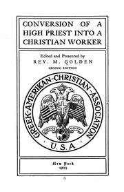 Cover of: Conversion of a high priest into a Christian worker