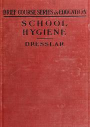 Cover of: School hygiene