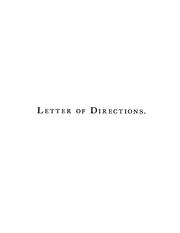 Cover of: A letter of directions to his father's birthplace