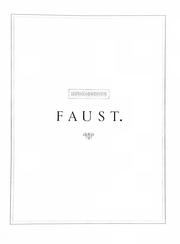 Cover of: Faust: a tragedy