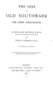 Cover of: The  inns of old Southwark and their associations by William Rendle