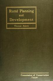Cover of: Rural planning and development by Richard H. Blum