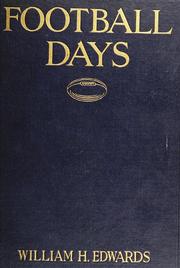 Cover of: Football days by William H. Edwards