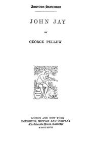 Cover of: John Jay by Pellew, George