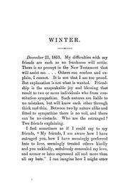 Cover of: Winter: from the Journal of