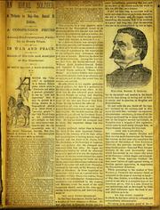 Cover of: An ideal soldier: a tribute to Maj.-Gen. Daniel E. Sickles, a conspicuous figure among his countrymen, faithful to every trust in war and peace; sketch of his life and analysis of his character