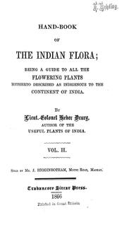 Cover of: Hand-book of Indian flora | Herber Drury