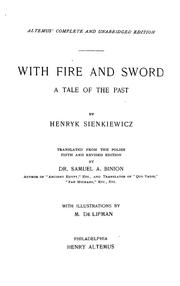 Cover of: With fire and sword by Henryk Sienkiewicz