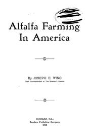 Alfalfa farming in America