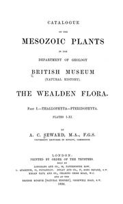 Cover of: Catalogue of the Mesozoic plants in the  Department of Geology, British Museum (Natural History) by British Museum