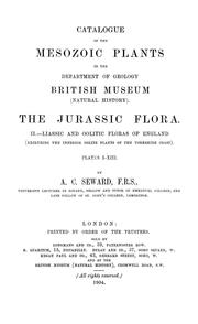 Cover of: Catalogue of the Mesozoic plants in the Department of geology, British museum (Natural history) by British Museum