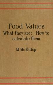Food values by Margaret McKillop