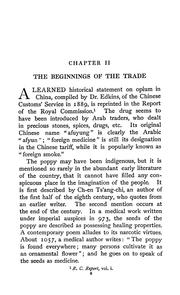 Cover of: The imperial drug trade: a re-statement of the opium question, in the light of recent evidence and new developments in the East