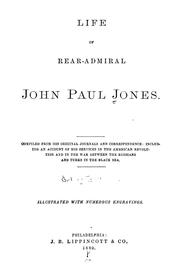 Cover of: Life of Rear-Admiral John Paul Jones by John Paul Jones