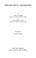 Cover of: Projective geometry