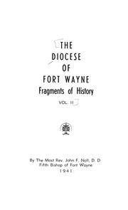 Cover of: The Diocese of Fort Wayne by Herman Joseph Alerding