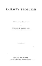 Cover of: Railway problems by William Zebina Ripley