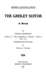 Cover of: The grisley suitor: a story